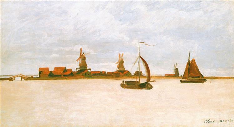 The Voorzaan, 1871 - Claude Monet
