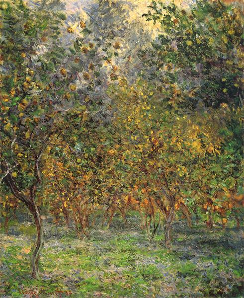 Под лимонными деревьями, 1884 - Клод Моне