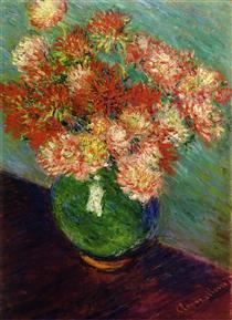Jarrón de Flores - Claude Monet