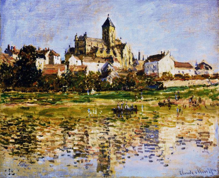 Vetheuil, The Church, 1880 - 莫內