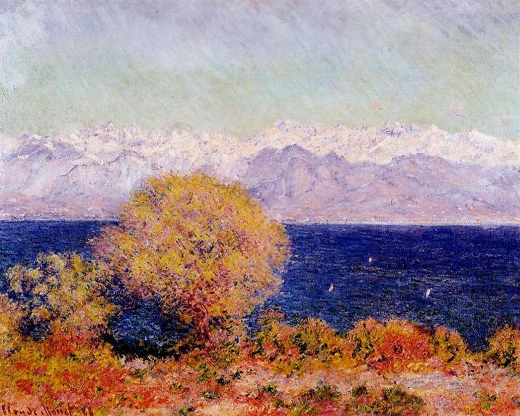 View of Cap d'Antibes, 1888 - 莫內