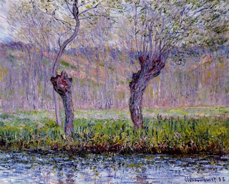 Willows in Springtime, 1885 - 莫內