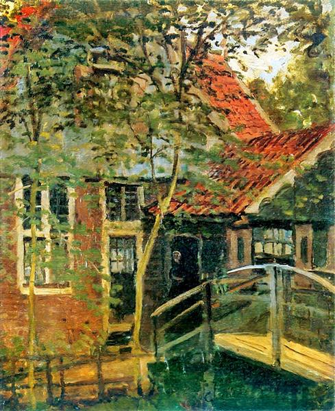 Zaandam, Little Bridge, 1871 - Claude Monet