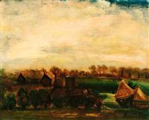 Landscape with Haystacks - Constant Permeke