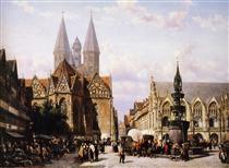 Altstadtmarkt in Brunswijk - Cornelius Springer