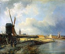 Vue de La Haye - Cornelis Springer