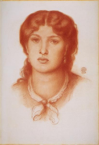 Fanny Cornforth, 1868 - Данте Габриэль Россетти
