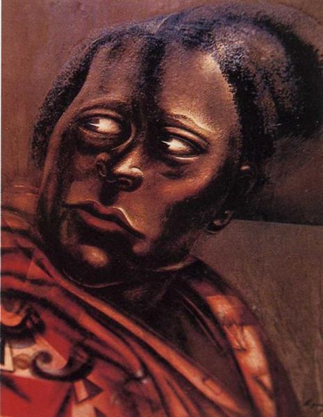 Head of a Woman, 1936 - Давид Альфаро Сікейрос