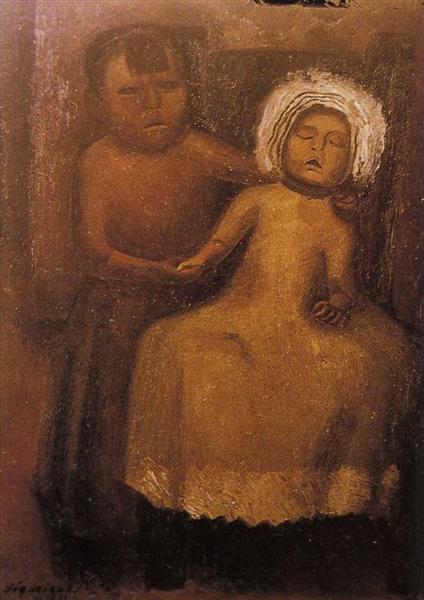 Portrait of a Dead Child, 1931 - Давид Альфаро Сікейрос