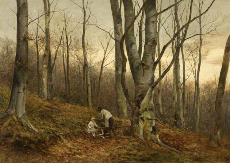 A Beech Wood, Malvern, Worcestershire, 1889 - Девід Бейтс