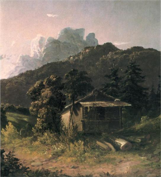 House in the Adirondacks, 1851 - David Johnson