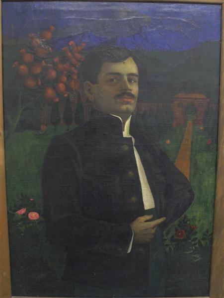 Self-portrait, 1913 - Давид Какабадзе