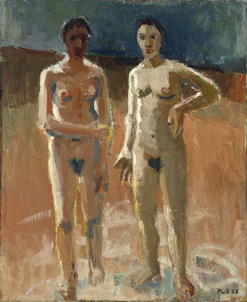 Two Women, 1957 - David Park