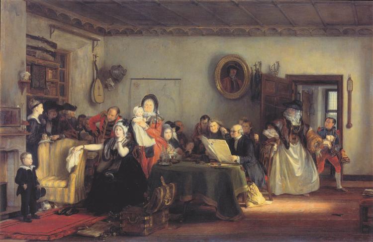 Reading the Will, 1821 - Дейвид Уилки