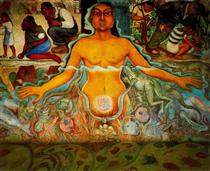 Figure Symbolizing the Asiatic Race - Diego Rivera