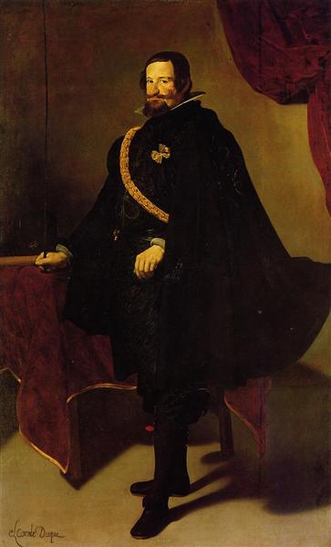 Don Gaspde Guzman, Count of Olivares and Duke of San Lucla Mayor, c.1622 - c.1627 - Diego Velázquez