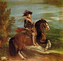 Reiterporträt von Philipp IV - Diego Velázquez