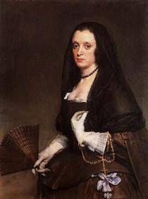 Die Dame mit dem Fächer - Diego Velázquez