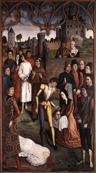 La justice de l'empereur Otton : Le supplice du comte innocent, 1470 - 1475 - Dirk Bouts