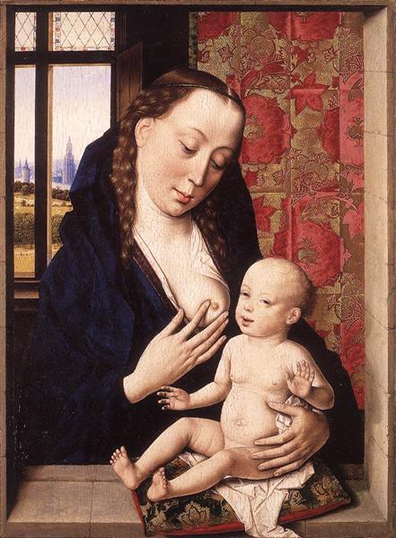 Mary and Child, c.1465 - Дирк Баутс