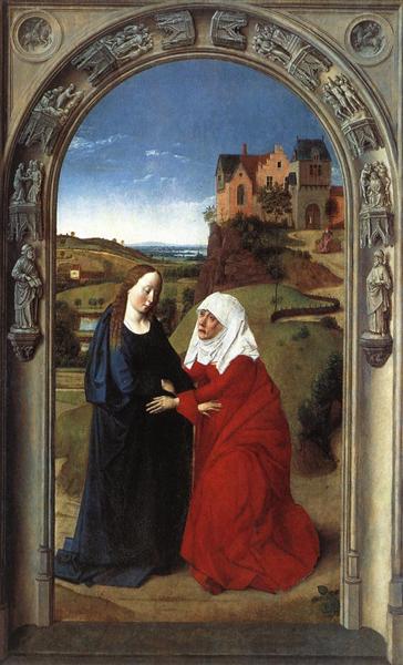 The Visitation, c.1445 - Dierick Bouts