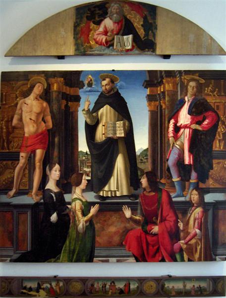 Altarpiece of St. Vincent Ferrer - Доменико Гирландайо