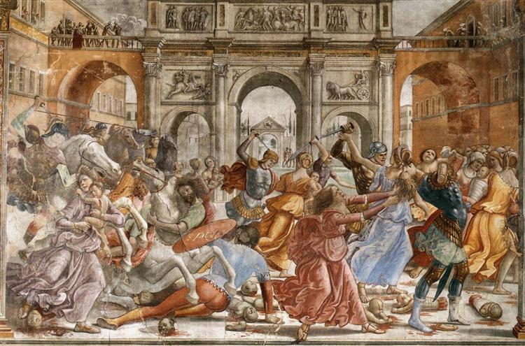 Slaughter of the Innocents, 1486 - 1490 - Domenico Ghirlandaio