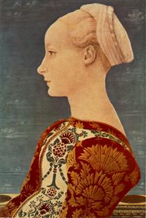 Retrato de uma Jovem - Domenico Veneziano
