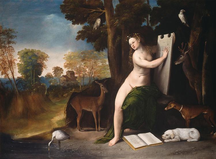 Circe and her Lovers in a Landscape, 1516 - Доссо Досси