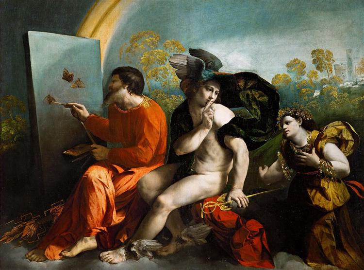 Júpiter, Mercúrio e a Virtude, 1524 - Dosso Dossi