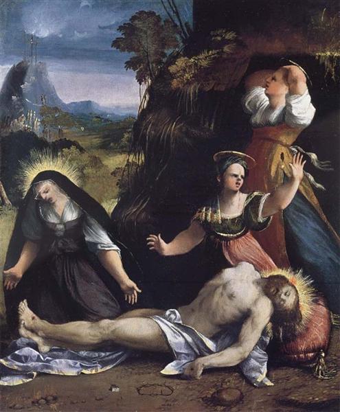 Lamentação sobre o Corpo de Cristo, 1517 - Dosso Dossi