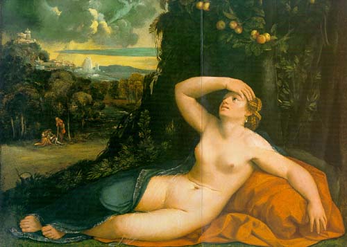 Venus Awakened by Cupid - Dosso Dossi