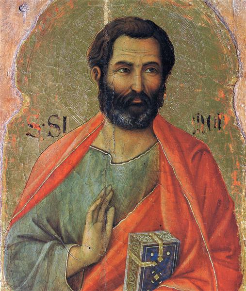Apostle Simon, 1308 - 1311 - Дуччо