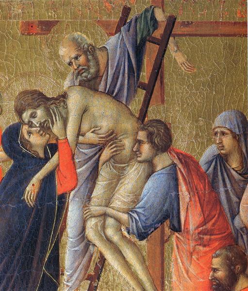 Descent from the Cross (Fragment), 1308 - 1311 - Duccio