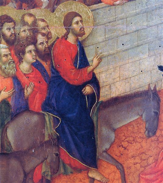 Entry into Jerusalem (Fragment), 1308 - 1311 - Дуччо