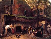 Negro Life in the South - Eastman Johnson