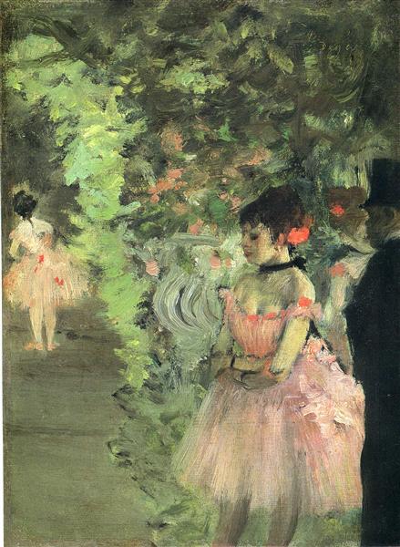 Dancers Backstage, 1872 - Edgar Degas