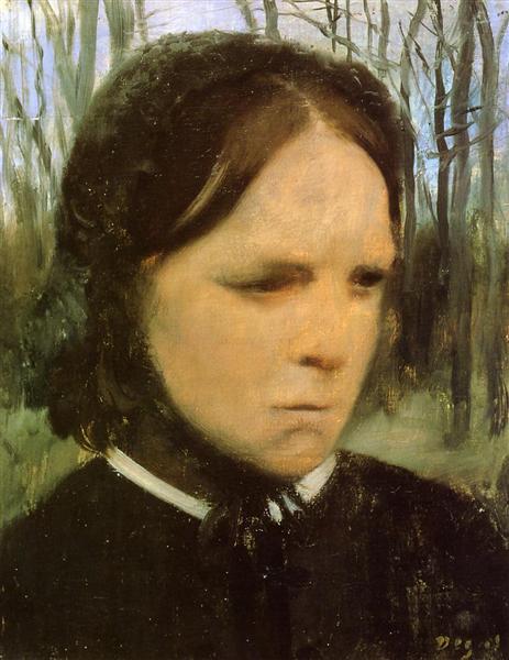 Estelle Musson Balfour, c.1865 - Едґар Деґа