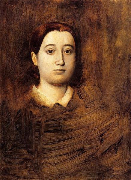 Портрет мадам Эдмондо Морбийи, 1865 - Эдгар Дега