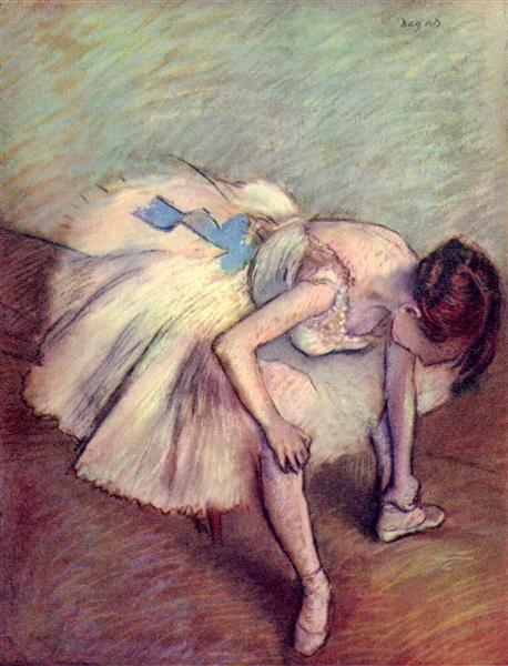 Seated Dancer, 1881 - 1883 - Edgar Degas