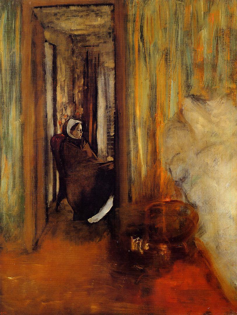 The Nurse, 1872 - 1873 - Edgar Degas - WikiArt.org
