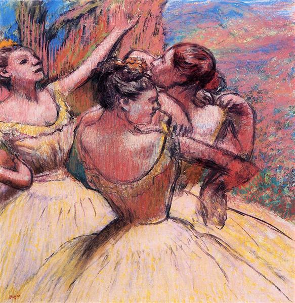 Три танцовщицы, c.1899 - Эдгар Дега