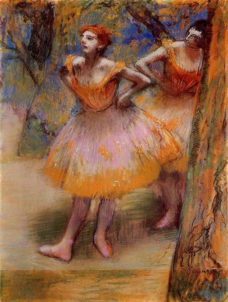 Две танцовщицы, c.1893 - c.1898 - Эдгар Дега