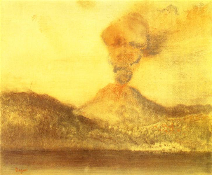Vesuvius, 1892 - Едґар Деґа
