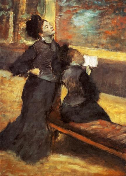 Visit to a Museum, 1880 - Edgar Degas