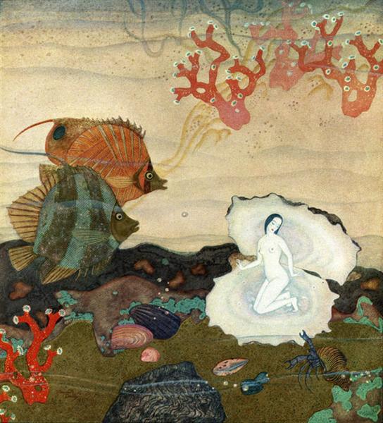 Birth of the Pearl, from The Kingdom of the Pearl - Edmund Dulac