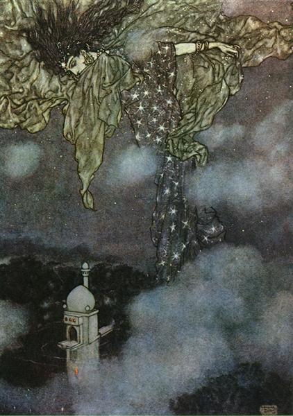 The Sleeve of Night, The Rubaiyat of Omar Khayyam - Edmund Dulac
