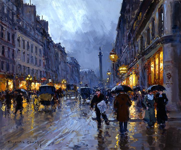 Rue de la Paix, Rain - Édouard Cortès