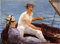En bateau - Édouard Manet