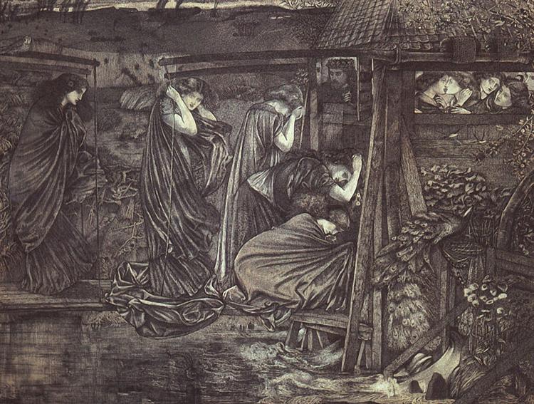 Мудрые и неразумные девы, 1859 - Эдвард Бёрн-Джонс